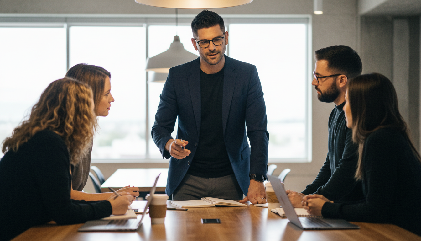 Business team using Opturna Tax